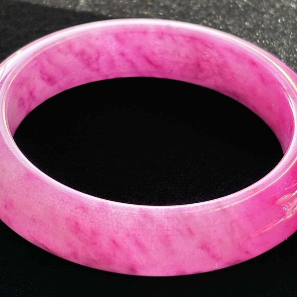 Original Onyx Natural Marble Handmade Pink Bracelet/Bangles -Jewelry for Women - Picture 3 of 10